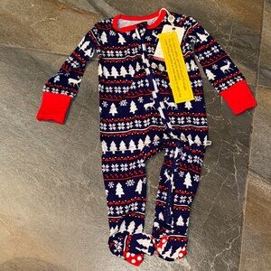 Bums and Roses Festive Red and Blue Kids One Piece